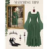 image:imageScarlet Darkness Renaissance Costume Women Ren Faire Dress Fairy DressesEden Green
