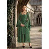 image:imageScarlet Darkness Renaissance Costume Women Ren Faire Dress Fairy DressesEden Green