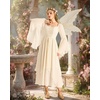 image:imageScarlet Darkness Renaissance Costume Women Ren Faire Dress Fairy DressesOyster White