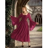 image:imageScarlet Darkness Renaissance Costume Women Ren Faire Dress Fairy DressesWine Red