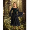 image:imageScarlet Darkness Renaissance Dress Women Peasant Medieval Pirate CostumeBlack
