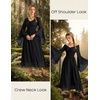 image:imageScarlet Darkness Renaissance Dress Women Peasant Medieval Pirate CostumeBlack