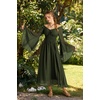 image:imageScarlet Darkness Renaissance Dress Women Peasant Medieval Pirate CostumeDark Green