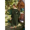 image:imageScarlet Darkness Renaissance Dress Women Peasant Medieval Pirate CostumeDark Green