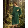 image:imageScarlet Darkness Renaissance Dress Women Peasant Medieval Pirate CostumeEden Green
