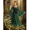 image:imageScarlet Darkness Renaissance Dress Women Peasant Medieval Pirate CostumeEden Green