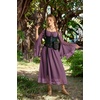 image:imageScarlet Darkness Renaissance Dress Women Peasant Medieval Pirate CostumeGray Purple
