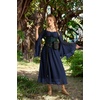 image:imageScarlet Darkness Renaissance Dress Women Peasant Medieval Pirate CostumeNavy