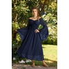 image:imageScarlet Darkness Renaissance Dress Women Peasant Medieval Pirate CostumeNavy