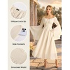 image:imageScarlet Darkness Renaissance Dress Women Peasant Medieval Pirate CostumeOyster White