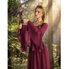 image:imageScarlet Darkness Renaissance Dress Women Peasant Medieval Pirate CostumeWine