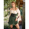 image:imageScarlet Darkness Renaissance Pirate Corset Belt Lace Up Waist Cincher BeltsArmy Green Scroll