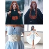 image:imageScarlet Darkness Renaissance Pirate Corset Belt Lace Up Waist Cincher BeltsBlack