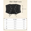 image:imageScarlet Darkness Renaissance Pirate Corset Belt Lace Up Waist Cincher BeltsBlack