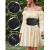 image:imageScarlet Darkness Renaissance Pirate Corset Belt Lace Up Waist Cincher BeltsBlack