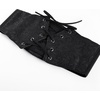 image:imageScarlet Darkness Renaissance Pirate Corset Belt Lace Up Waist Cincher BeltsBlack Scroll