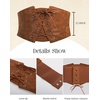 image:imageScarlet Darkness Renaissance Pirate Corset Belt Lace Up Waist Cincher BeltsBrown