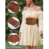 image:imageScarlet Darkness Renaissance Pirate Corset Belt Lace Up Waist Cincher BeltsBrown
