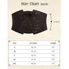 image:imageScarlet Darkness Renaissance Pirate Corset Belt Lace Up Waist Cincher BeltsDark Brown