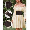 image:imageScarlet Darkness Renaissance Pirate Corset Belt Lace Up Waist Cincher BeltsDark Brown
