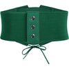 image:imageScarlet Darkness Renaissance Pirate Corset Belt Lace Up Waist Cincher BeltsDark Green