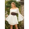 image:imageScarlet Darkness Renaissance Pirate Corset Belt Lace Up Waist Cincher BeltsLight Brown