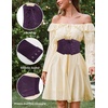 image:imageScarlet Darkness Renaissance Pirate Corset Belt Lace Up Waist Cincher BeltsPurple