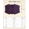 image:imageScarlet Darkness Renaissance Pirate Corset Belt Lace Up Waist Cincher BeltsPurple