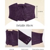 image:imageScarlet Darkness Renaissance Pirate Corset Belt Lace Up Waist Cincher BeltsPurple