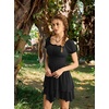 image:imageScarlet Darkness Renaissance Pirate Costume Women Off Shoulder Mini DressBlack