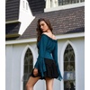 image:imageScarlet Darkness Renaissance Shirt Women Bell Sleeve Off the Shoulder TopBlue