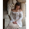 image:imageScarlet Darkness Renaissance Shirt Women Bell Sleeve Off the Shoulder TopWhite
