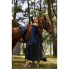 image:imageScarlet Darkness Renaissance Shirt Women Peasant Pirate Off Shoulder TopsNavy Blue
