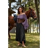 image:imageScarlet Darkness Renaissance Shirt Women Peasant Pirate Off Shoulder TopsPurple