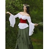 image:imageScarlet Darkness Renaissance Shirt Women Peasant Pirate Off Shoulder TopsWhite