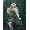 image:imageScarlet Darkness Renaissance Steampunk Dress Lace Up Gothic Pirate CostumeArmy Green