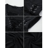 image:imageScarlet Darkness Renaissance Steampunk Dress Lace Up Gothic Pirate CostumeBlack