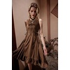 image:imageScarlet Darkness Renaissance Steampunk Dress Lace Up Gothic Pirate CostumeBrown