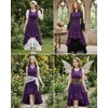 image:imageScarlet Darkness Renaissance Steampunk Dress Lace Up Gothic Pirate CostumePurple