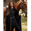 image:imageScarlet Darkness Renaissance Velvet Cape Medieval Cloak Hobbit CostumeBlack