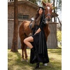 image:imageScarlet Darkness Renaissance Velvet Cape Medieval Cloak Hobbit CostumeBlack