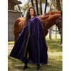 image:imageScarlet Darkness Renaissance Velvet Cape Medieval Cloak Hobbit CostumePurple