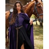 image:imageScarlet Darkness Renaissance Velvet Cape Medieval Cloak Hobbit CostumePurple