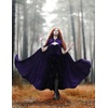 image:imageScarlet Darkness Renaissance Velvet Cape Medieval Cloak Hobbit CostumePurple