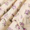 image:imageScarlet Darkness Smocked Floral Sundresses Women Teens Summer Spring DressBeige Purple Floral