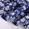 image:imageScarlet Darkness Smocked Floral Sundresses Women Teens Summer Spring DressNavy Blue White Floral