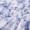 image:imageScarlet Darkness Smocked Floral Sundresses Women Teens Summer Spring DressWhite Blue Bird Floral