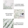image:imageScarlet Darkness Smocked Floral Sundresses Women Teens Summer Spring DressWhite Green Floral