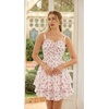 image:imageScarlet Darkness Smocked Floral Sundresses Women Teens Summer Spring DressWhite Pink Floral