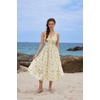 image:imageScarlet Darkness Summer Dresses for Women 2026 Floral Corset Maxi DressBeige Green Floral